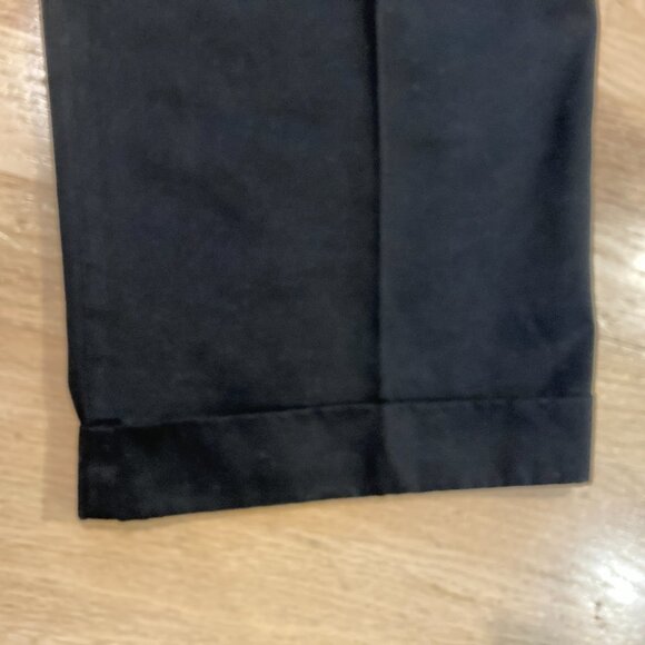 Dockers Men's Pants, Black, 100% Comfortrel Polyester, Pleated, Cuffed - Picture 10 of 12